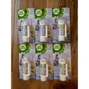 AirWick Freshmatic Compact Lavender & Chamomile Spray Refill 0.8oz- Lot of 6 HTF